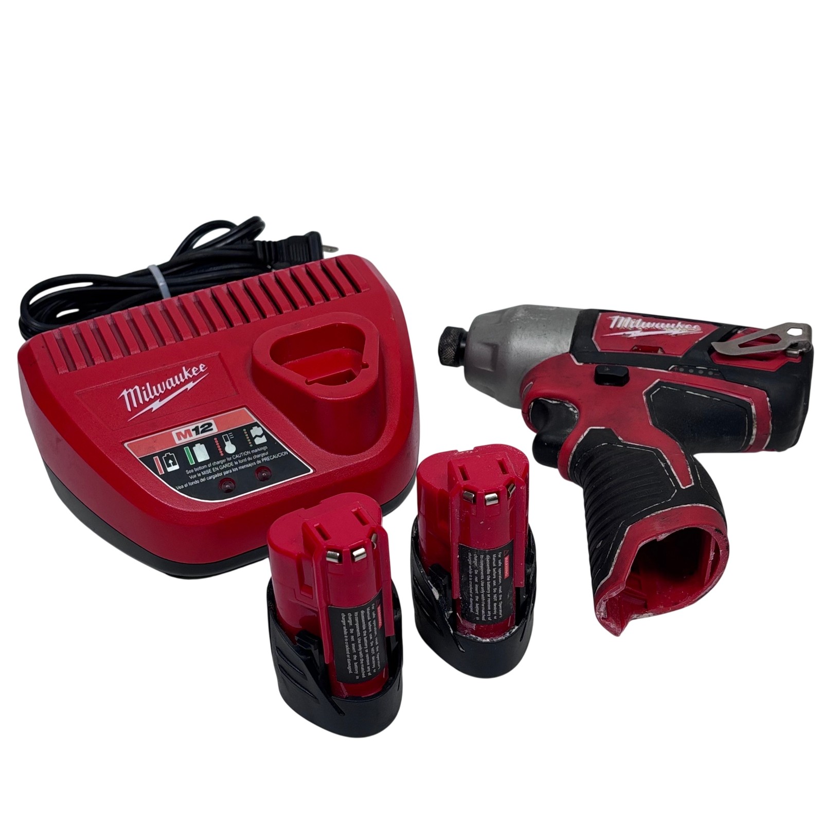 Milwaukee 2462-20 12 V Max 3.5Ah Cordless Impact Driver 1/4&Prime; Hex Chuck
