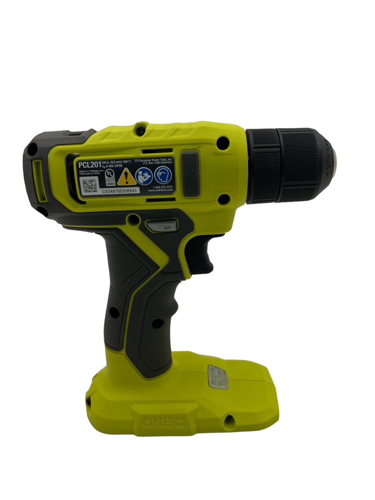 RYOBI ONE+ 18V 3/8&Prime; Drill/Driver Kit 1.5 Ah Battery & Charger PCL201K1 Used