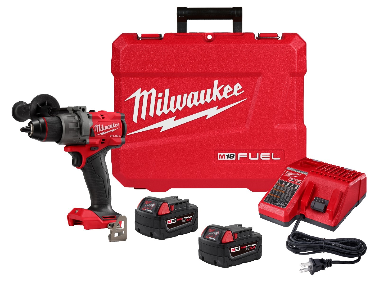 Milwaukee 2904-22 M18 FUEL™ 1/2&Prime; Hammer Drill/Driver Kit