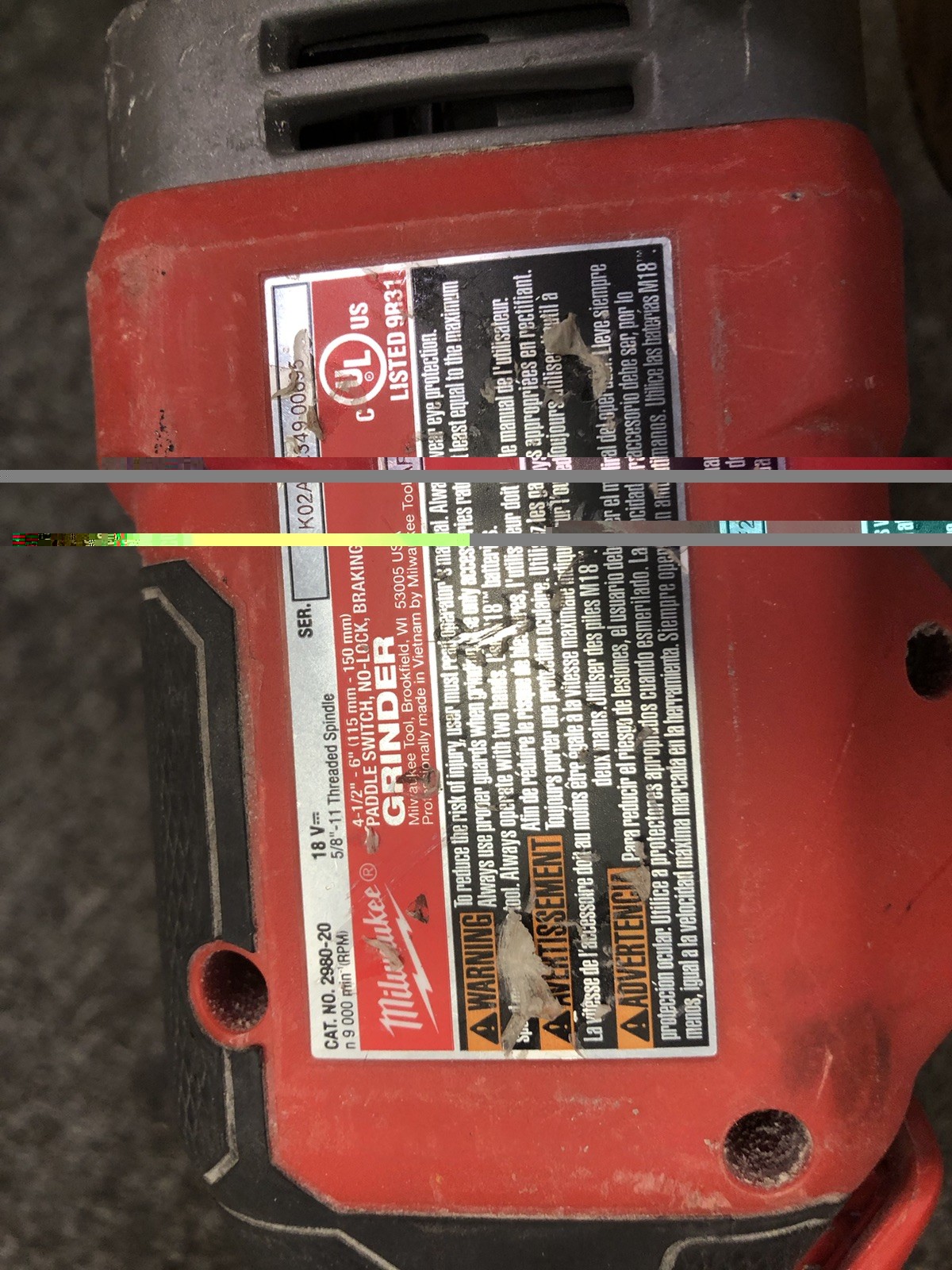 Milwaukee Fuel 4 1/2 / 6&Prime; Angle Grinder Kit CP3.0 Battery Included