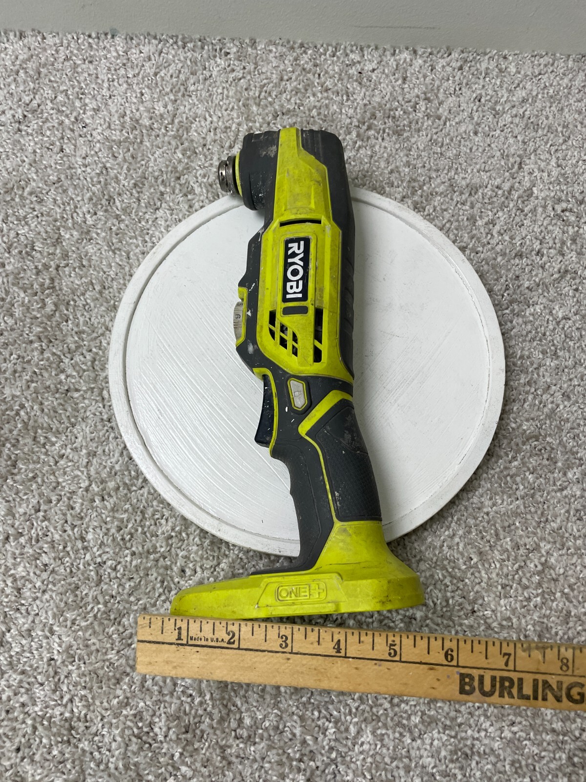 Ryobi P343VN Compact LED Cordless Oscillating 18V One Multi-Tool Tested/Works