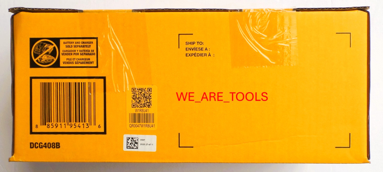 DeWALT KIT DCG408 20V Max 4.5&Prime; Paddle Angle Grinder, 1) 5.0 Ah Battery, Charger