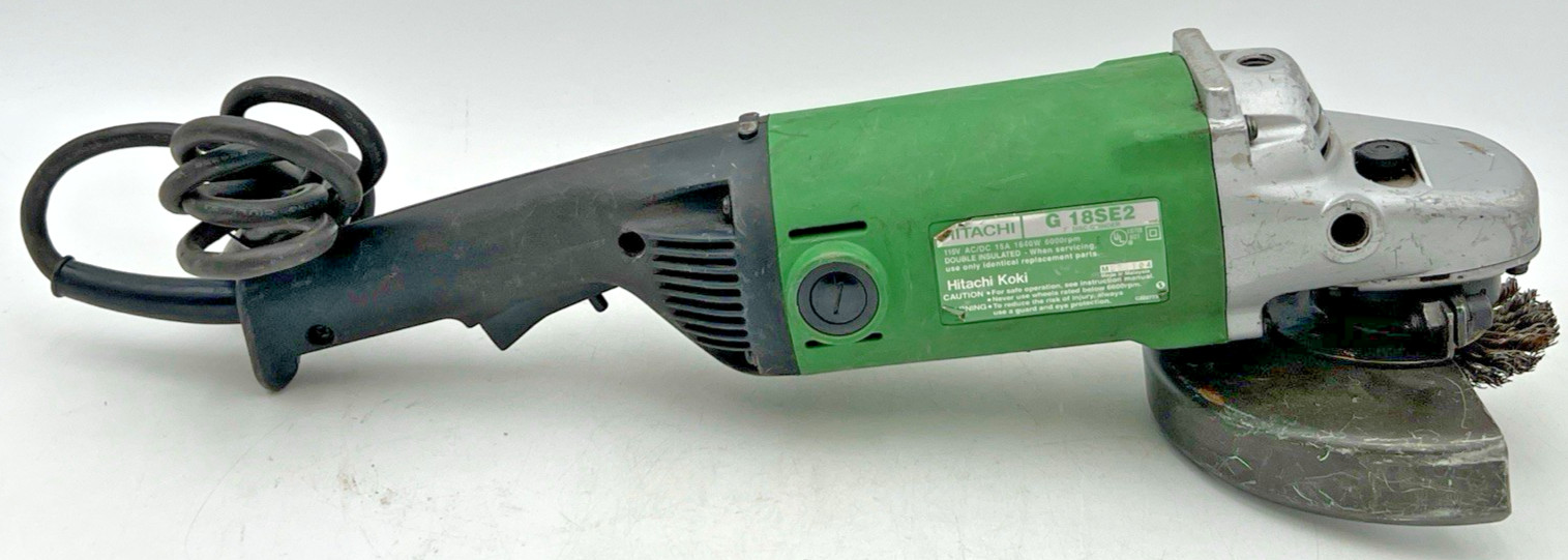 HITACHI KOKI G 18SE2 7&Prime; DISC GRINDER 15 AMP 6000 RPM