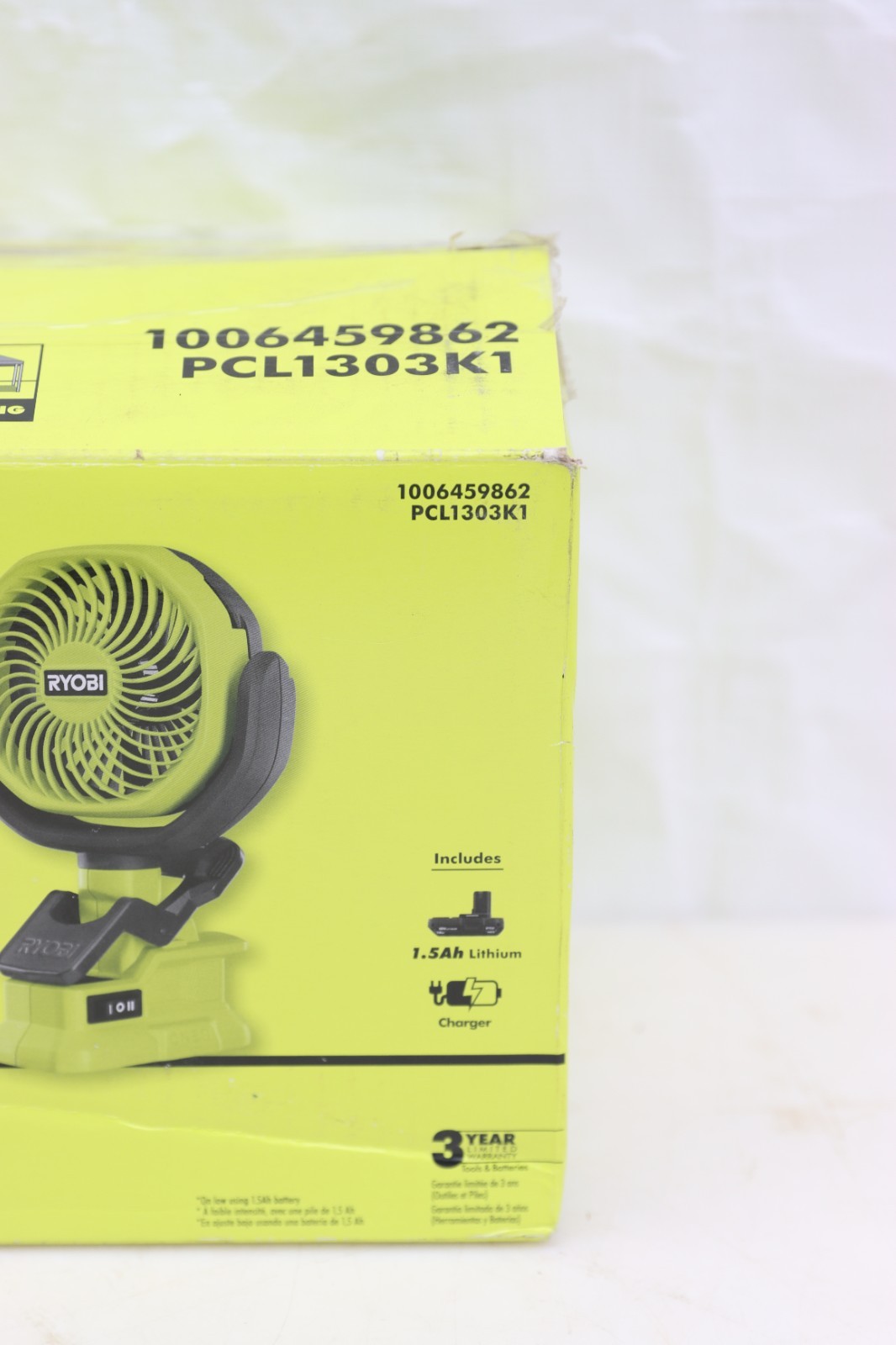 Lightly Used RYOBI ONE+ 18V 3-Tool Compact Recreation Kit (PCL1303K1)
