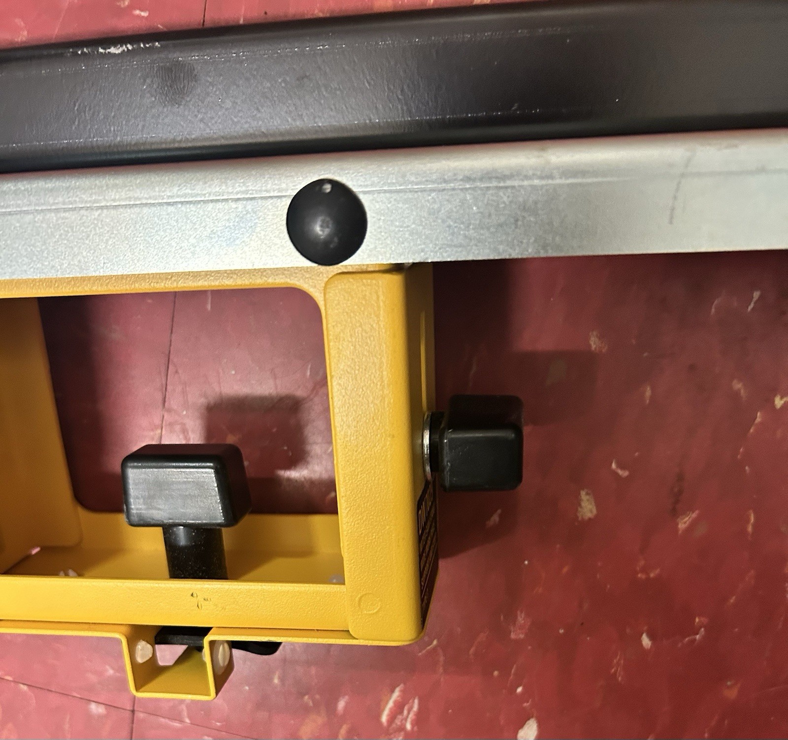 DEWALT Miter Saw Stand Material Support/Stop (DW7029) , Yellow