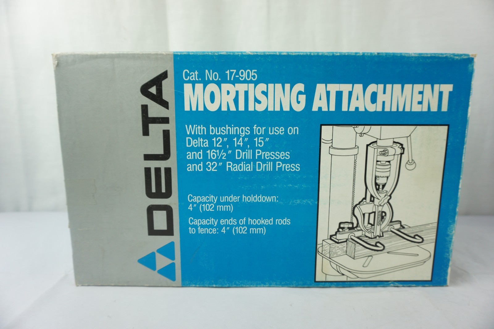 Delta 17-905 Drill Press Mortising Attachment Complete in Box Never Used