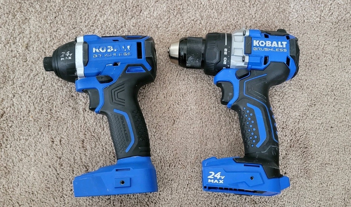 Kobalt 24V Drill/Driver 2 Tools Only. Battery & Charger Not Included