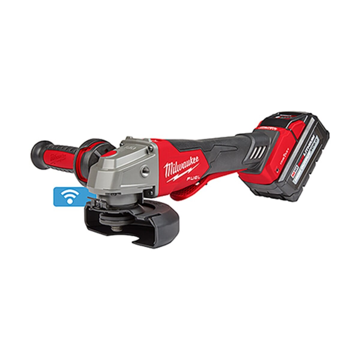Milwaukee Fuel 4.5/5&Prime; Braking Grinder One-Key Paddle No Lock