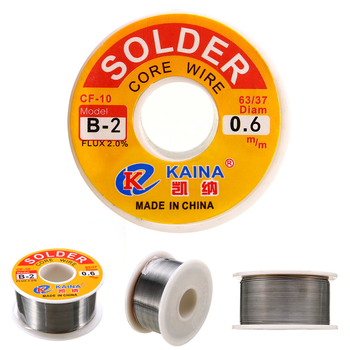 Rosin Core Solder Tin Flux 2% Soldering Iron Wire 0.5 – 2.0mm 50/100g