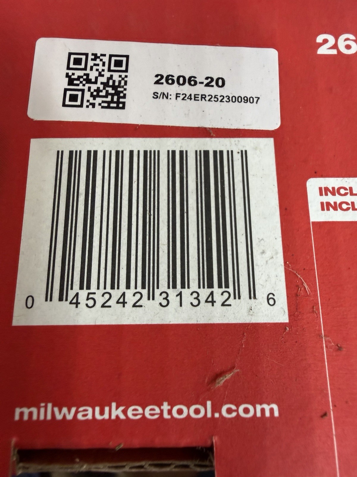 New Milwaukee 2606-20 M18 18V Cordless Compact 1/2&Prime; Drill Driver Tool Only OEM
