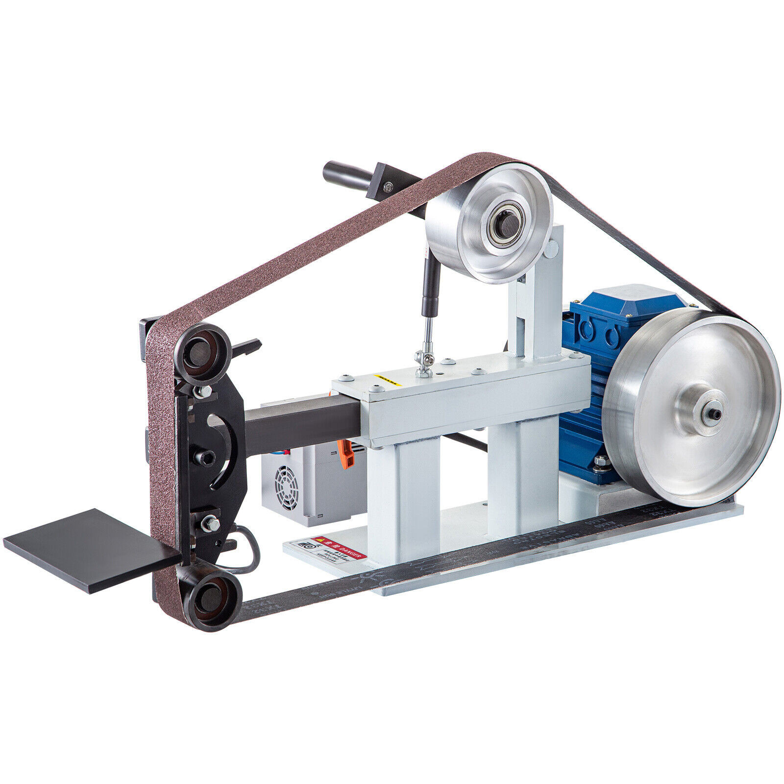 Belt Grinder 2&Prime; X 82&Prime; Complete Chassis with 2HP Motor & VFD Combo 3 in 1