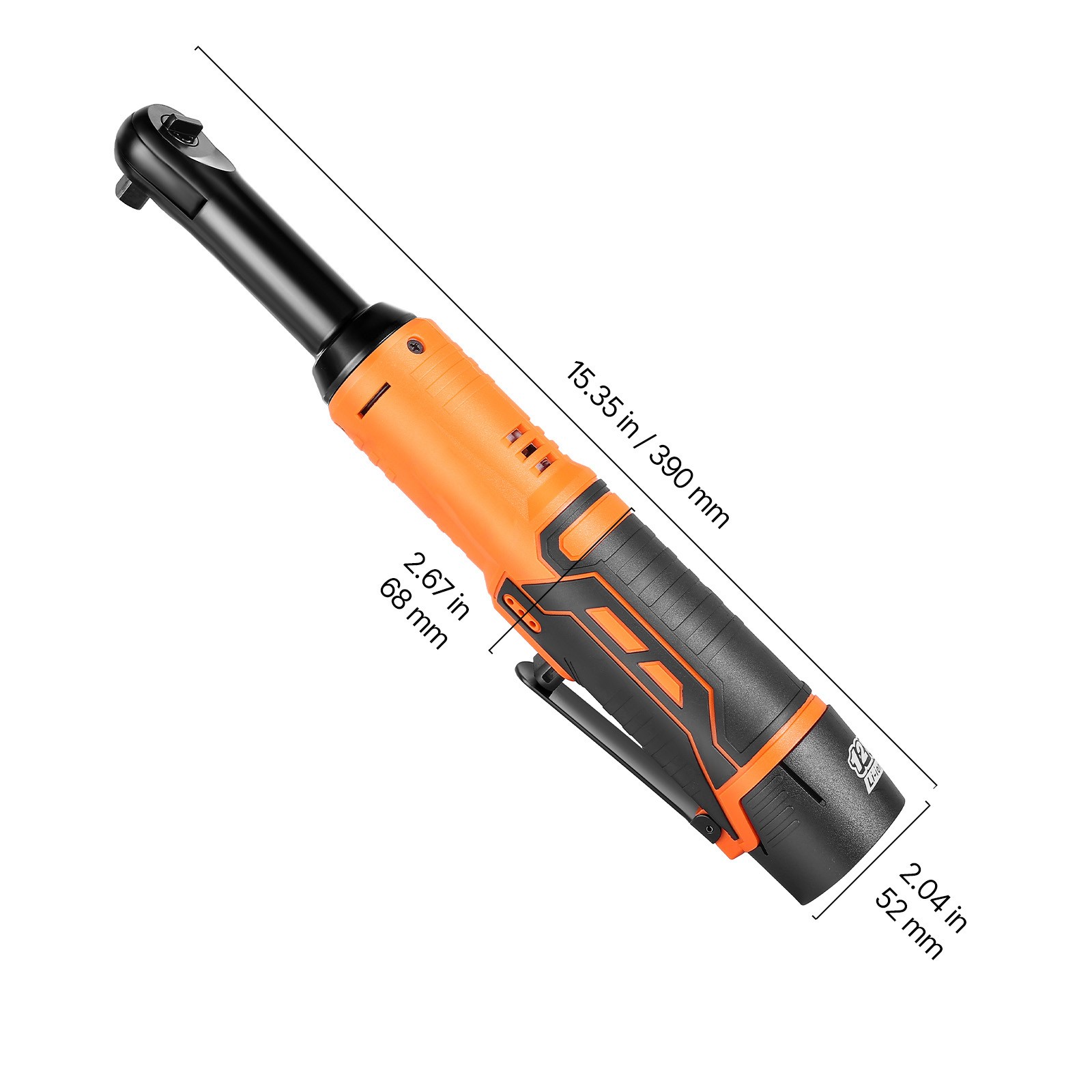 Uimoso Cordless Electric Ratchet Wrench 3/8 inch Drive, 33 ft-lbs Torque