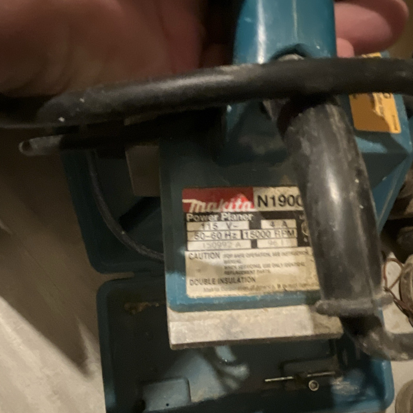 Makita N1900B Corded Circular Saw 115V Blue w/ Makita Carry Case