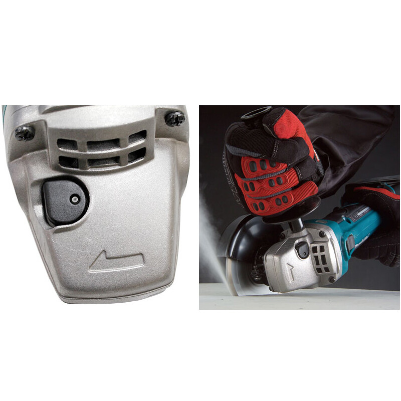 Makita DGA402 18V Angle Grinder 4In 11000rpm 317mm 4.5lb Shaft Lock / Bare Tool