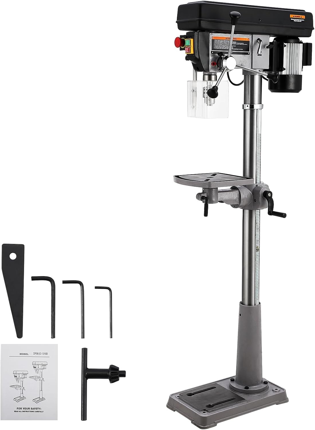 13&Prime; Benchtop Drill Press Tabletop Drilling Machine Floor 288-3084 RPM Adjustable