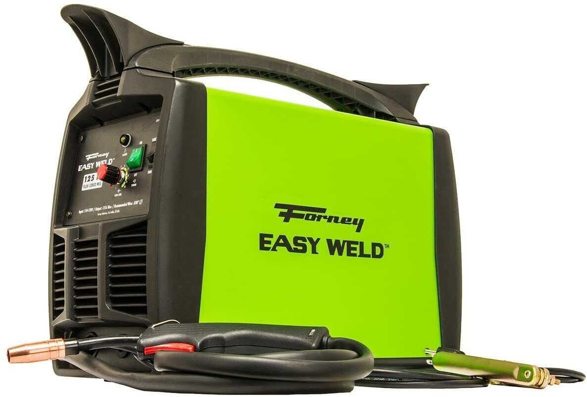 Forney Easy Weld 299 125FC Flux Core Welder, 120-Volt, 125-Amp,Green, Portable