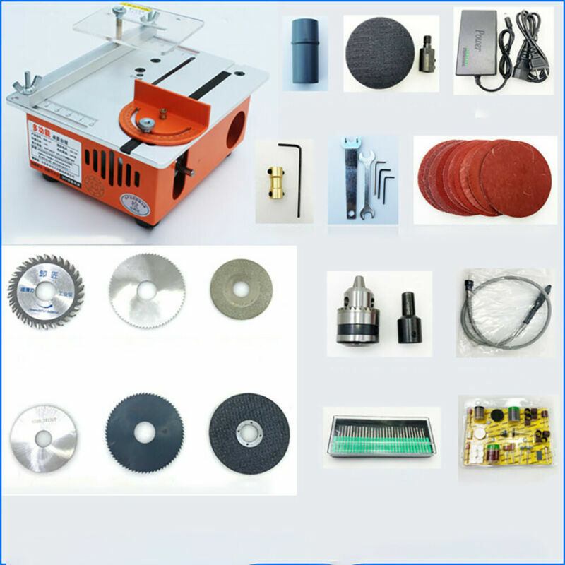 Multifunctional Mini Table Saw Micro Precision Desktop DIT Woodworking Chainsaw