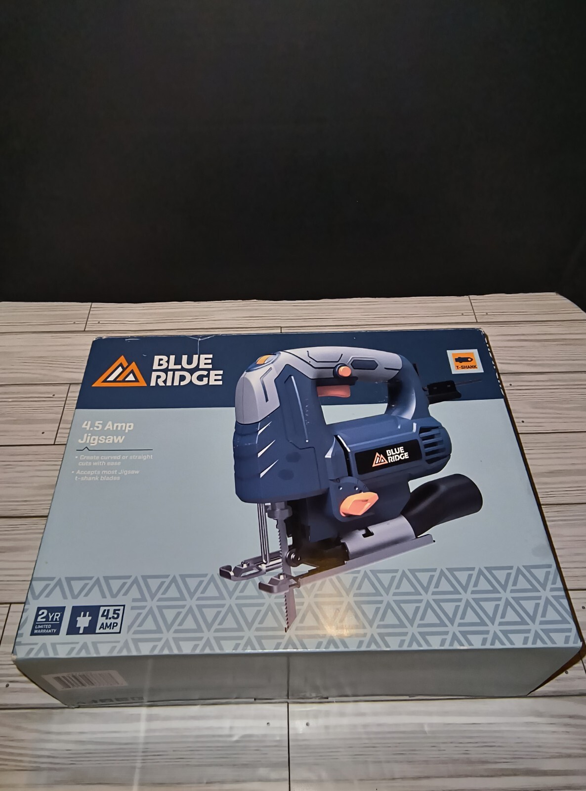 Blue Ridge Tools 4.5Amp Jigsaw Power Tool (BR3700U) Accepts Most T-Shank Blades