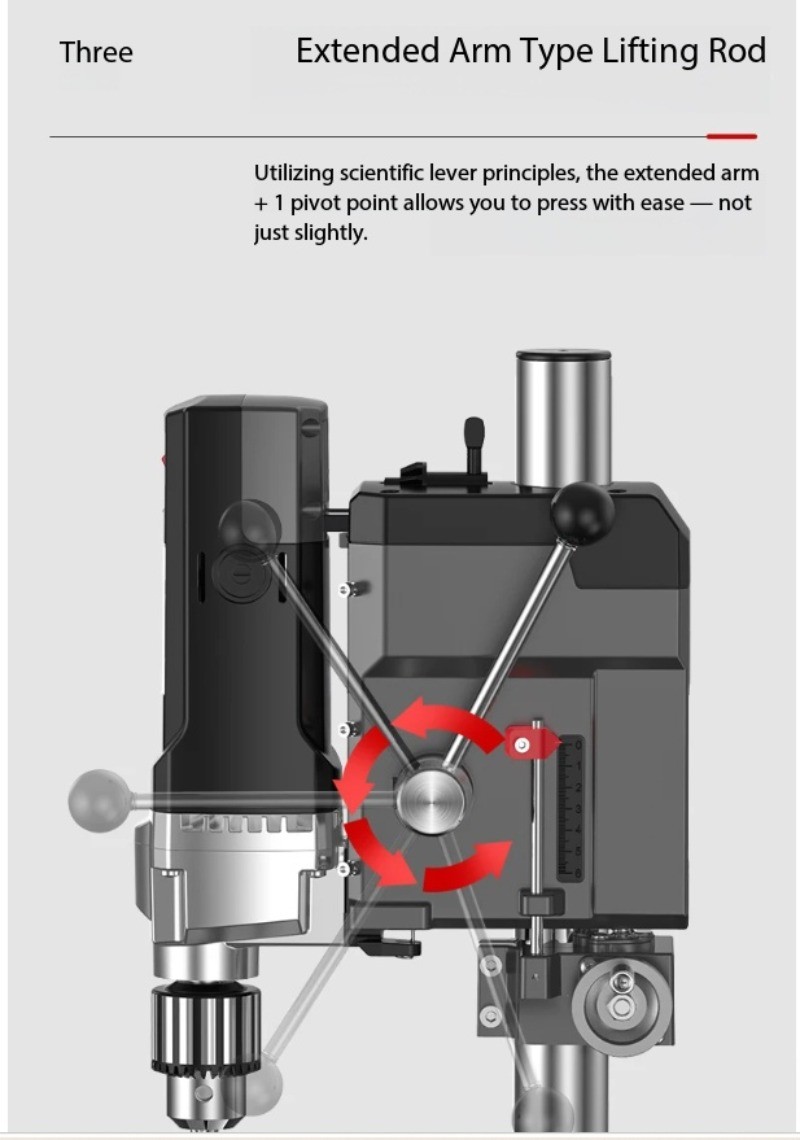 Small Household 220V High-Power Industrial-Grade Multifunctional Bench Drill