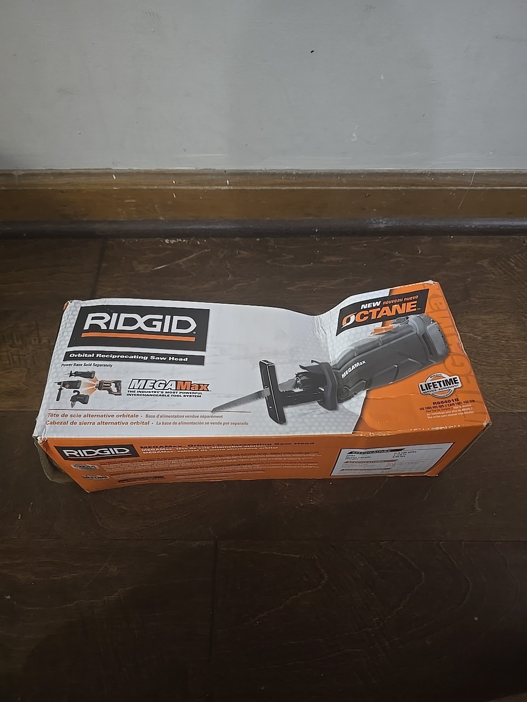 RIDGID R86401 18-Volt OCTANE MEGAMax Reciprocating Saw (Head Only)