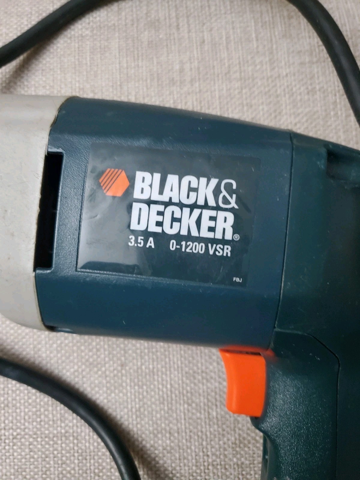 Vintage Black & Decker 5/8&Prime; Corded Drill w/ Case & 9 Bits