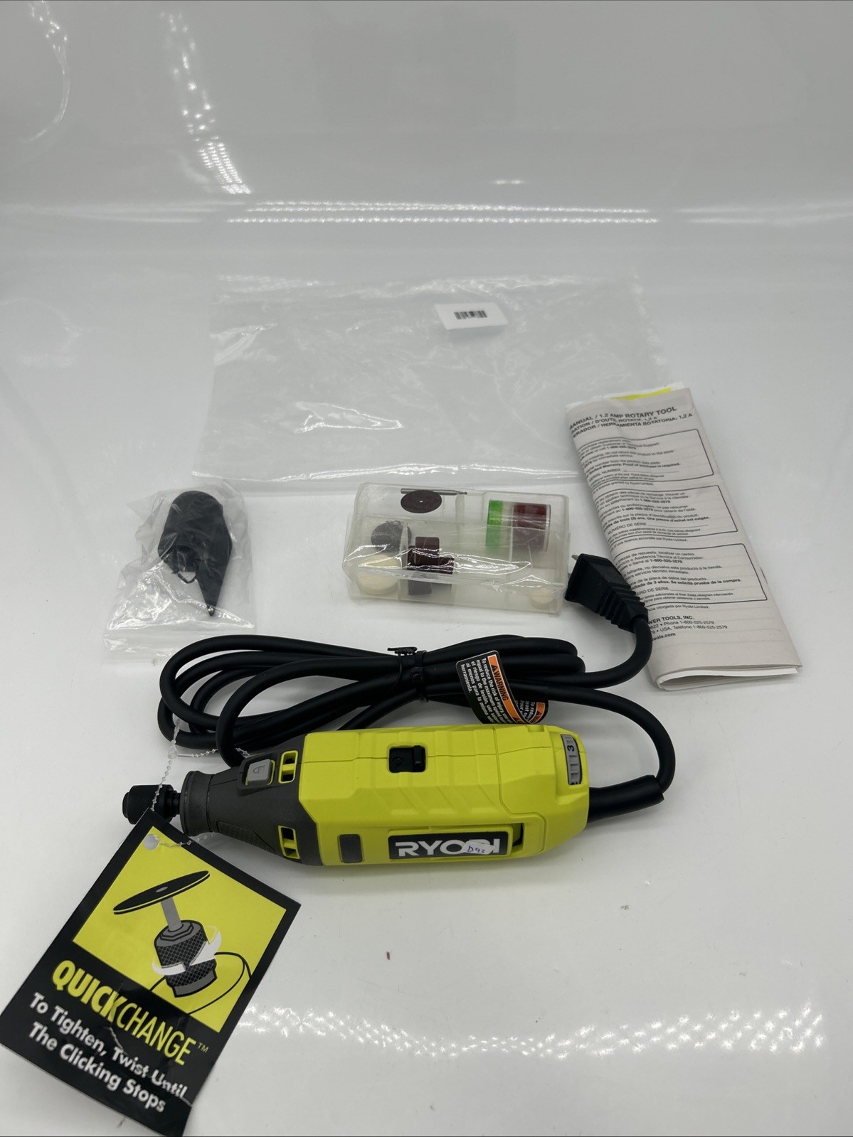 Ryobi RRT100 Corded (35000 RPM) 1.2A Rotary Tool (Tool Only) D93