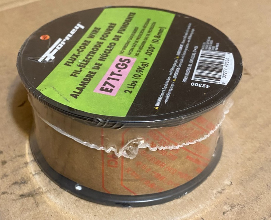 Forney 42300 Flux Core Mig Wire, Mild Steel E71Tgs.030-Diameter, 2-Pound Spool