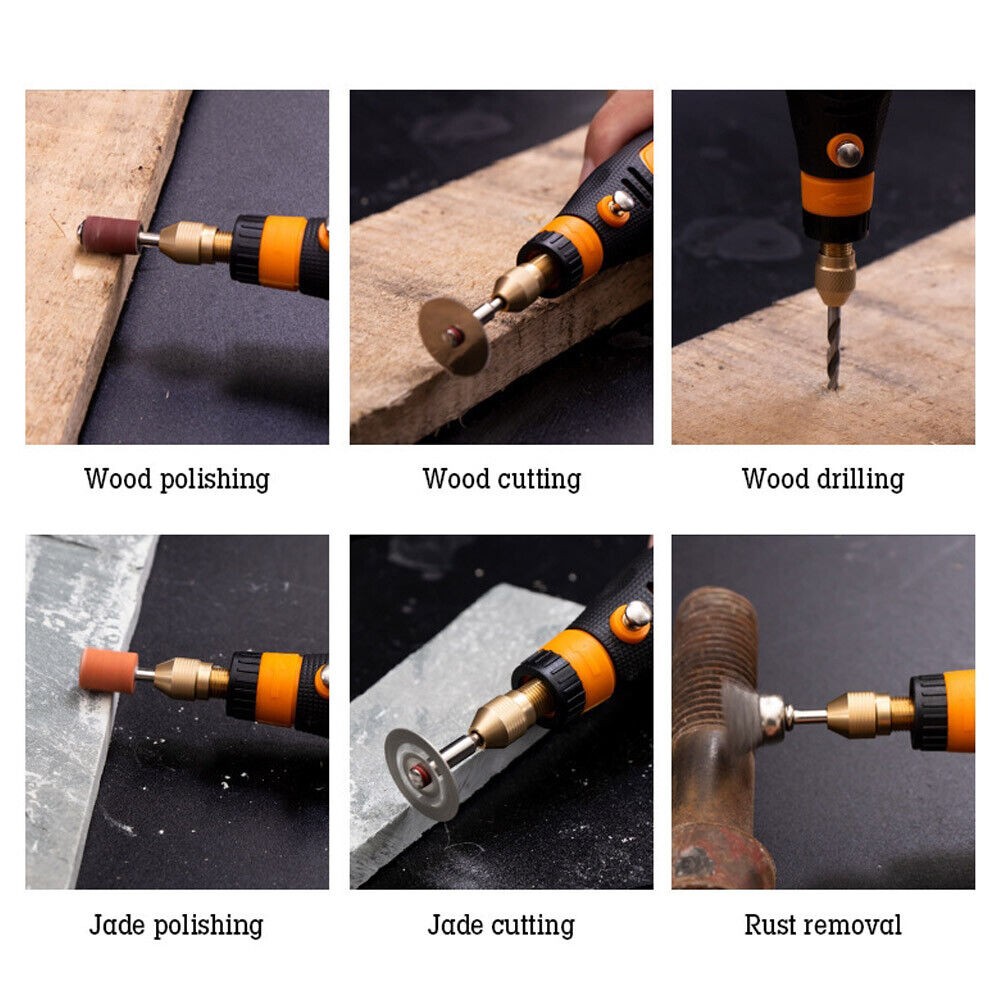 48pcs Abrasive for Dremel Rotary Tool Accessories Grinding Sanding Polishing Set