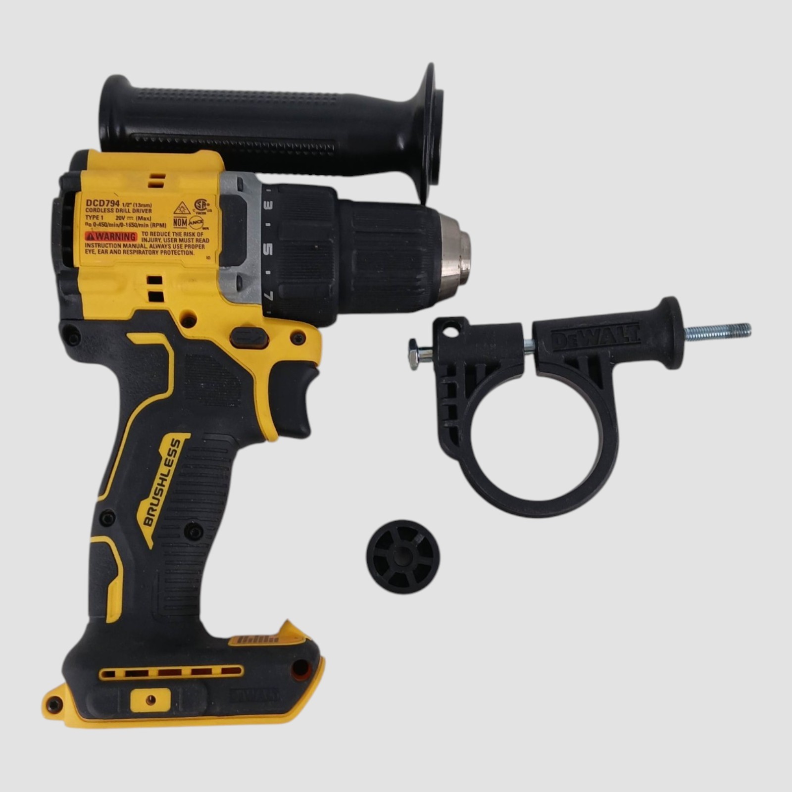 DeWalt 20V MAX ATOMIC Brushless Cordless 1/2&Prime; Drill/driver – Tool Only (Untested