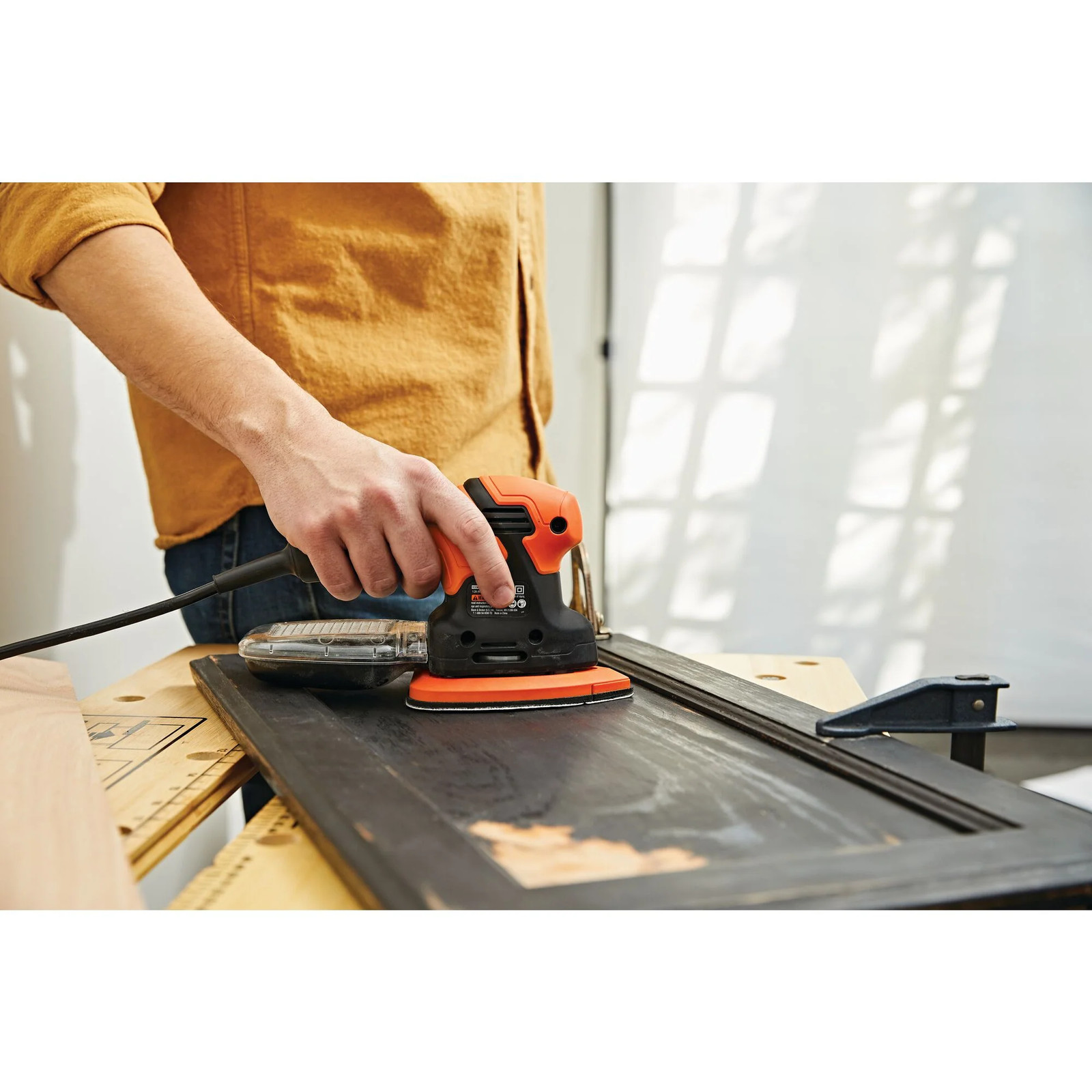 BLACK+DECKER Mouse 1.2 Amp Electric Detail Sander – BDEMS200C