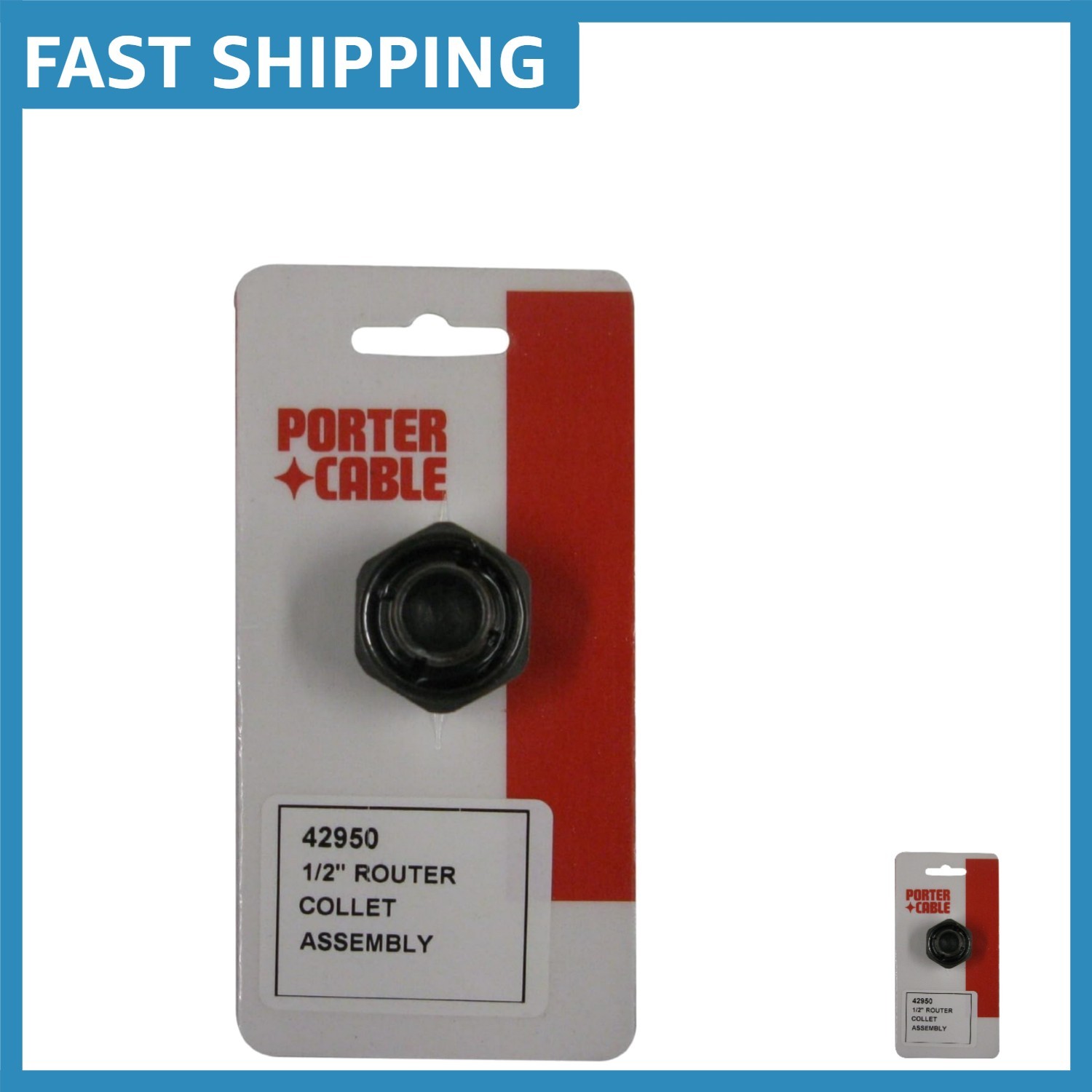 Versatile 1/2 Inch Router Collet with 20tpi Threads – Lightweight Metal Design