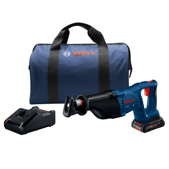Bosch CRS180-B15 18V 1-1/8 In. D-Handle Reciprocating Saw Kit