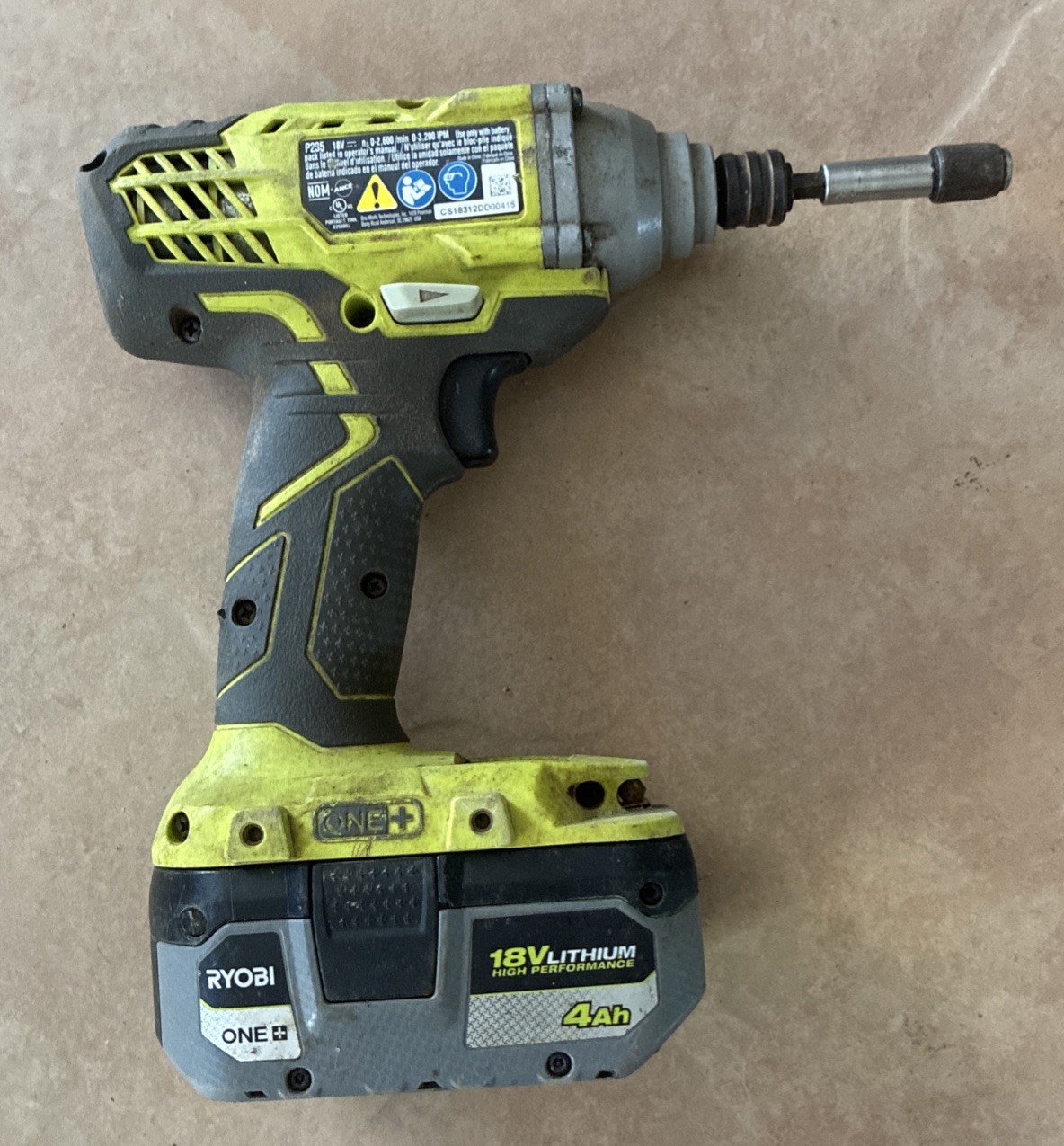 Ryobi One+ Tool 18V 3-Tool Combo Kit w/ Bag NO Battery Included