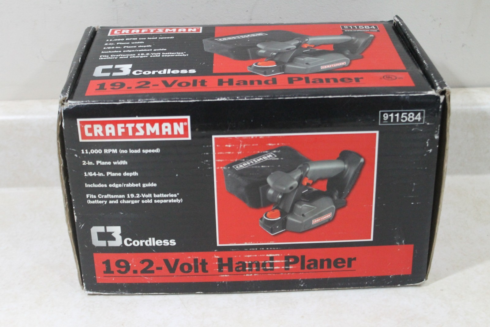 TESTED (video) Craftsman C3 19.2 Volt Planer w/ Bag & Manual 315.115840 Open Box