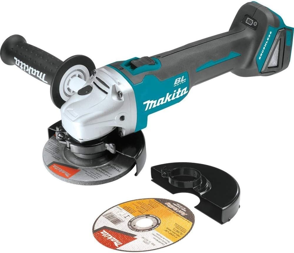 Makita XAG04Z 18V LXT Brushless Cordless Angle Grinder 4-1/2&Prime; 5&Prime; – Tool Only