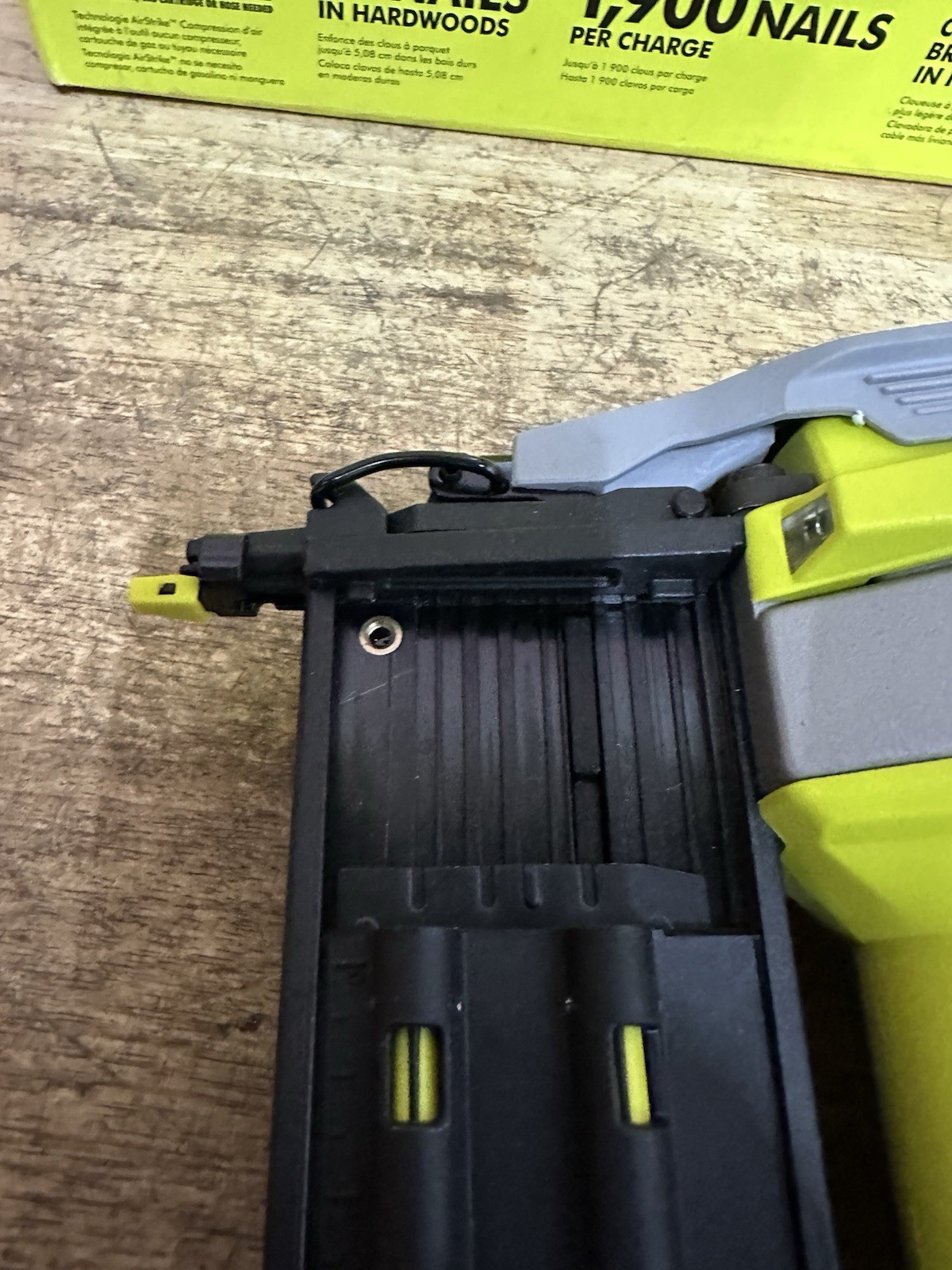 Ryobi ONE+ 18V 18-Gauge Cordless AirStrike Brad Nailer P321 (Tool Only) Open Box