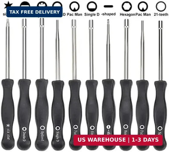 10 Pack Carburetor Adjustment Tool with Acircle Scredrivers Tune up kit Carburat