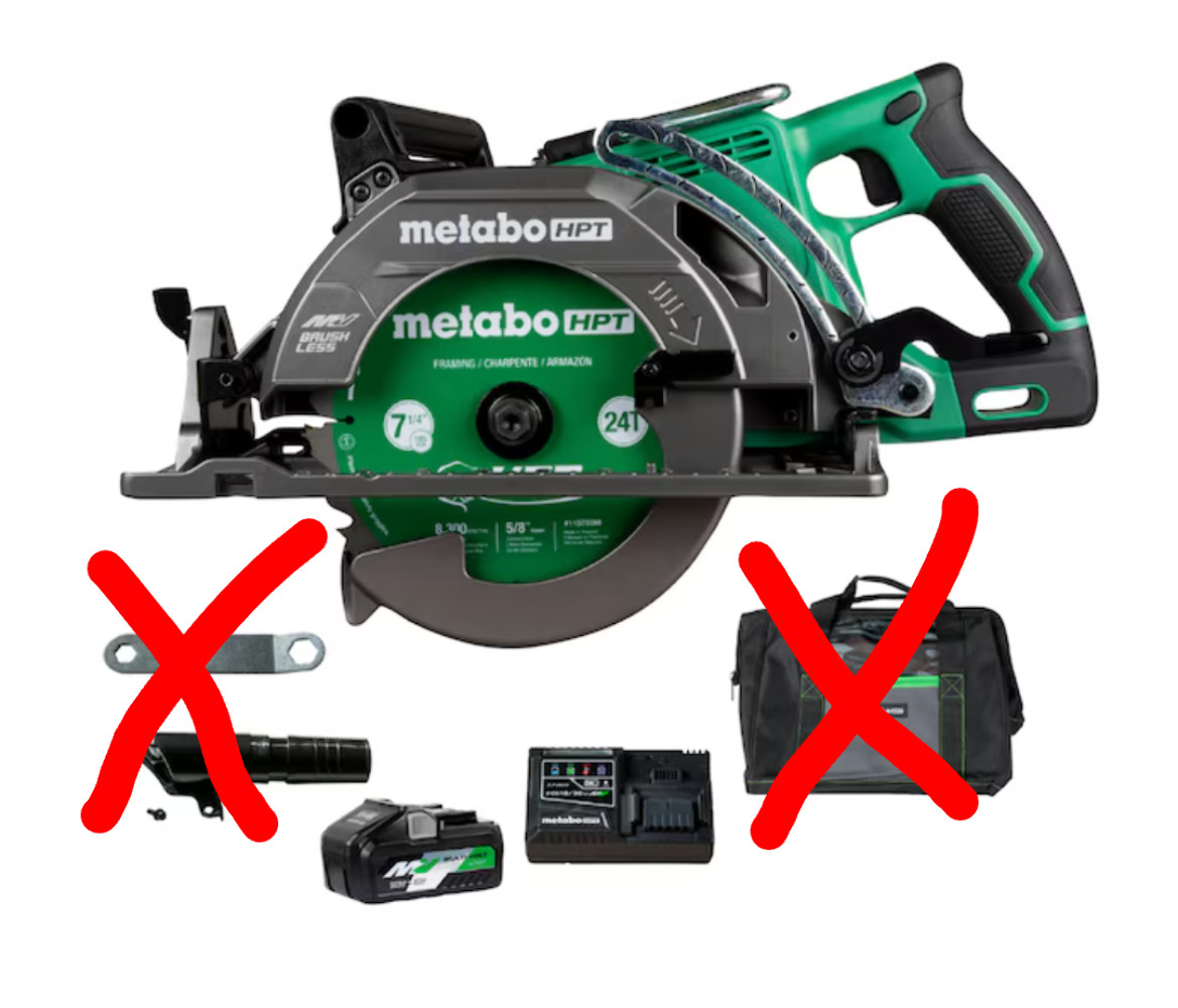 Metabo HPT Multi-Volt 36-volt 4 -Amp 7-1/4-in Brushless Hybrid Capable Cordless