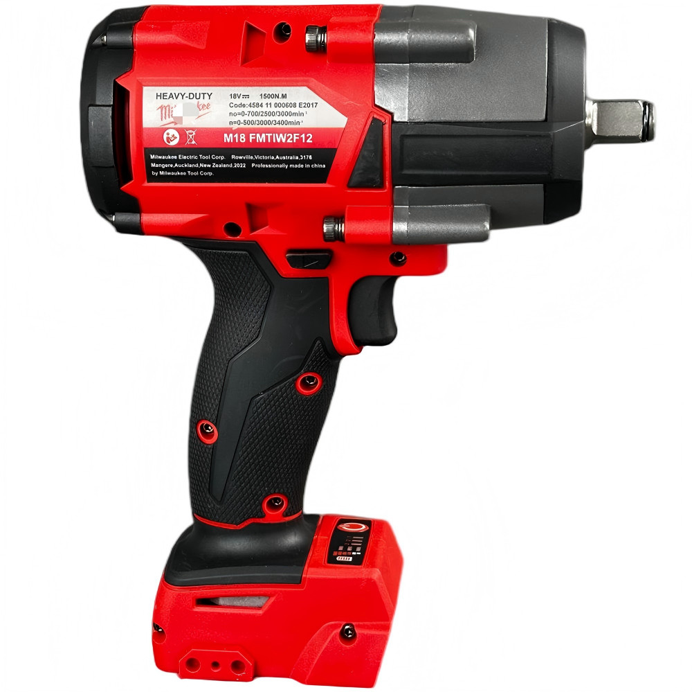 1600N.m Cordless Electric Wrench 1/2 Car Truck Repair Screwdriver Impact Wrench