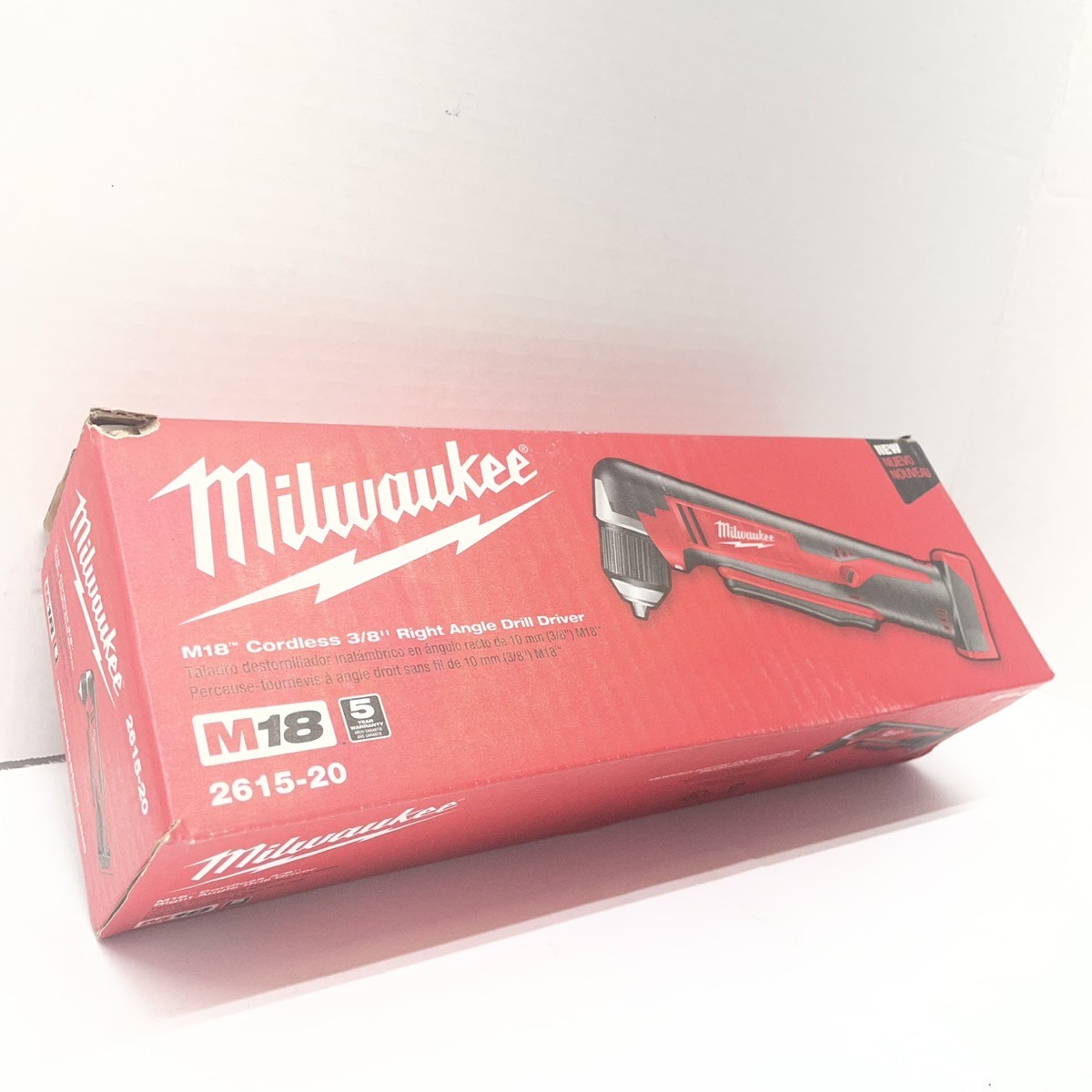 MILWAUKEE 2615-20 M18 3/8 IN RIGHT ANGLE DRILL DRIVER TOOL ONLY (CMP126159)