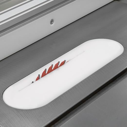 Delta/ Fulton UHMW Zero Clearance Table Saw Insert Dim 13-3/8in x 3-3/4in x 1/2i