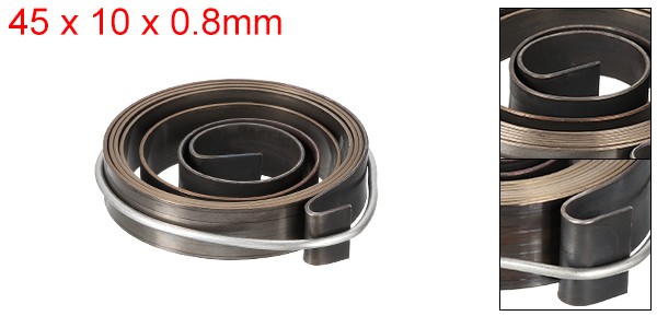 45x10x0.8mm Drill Press Spring Quill Spring Steel 1100mm Expand Long Assembly