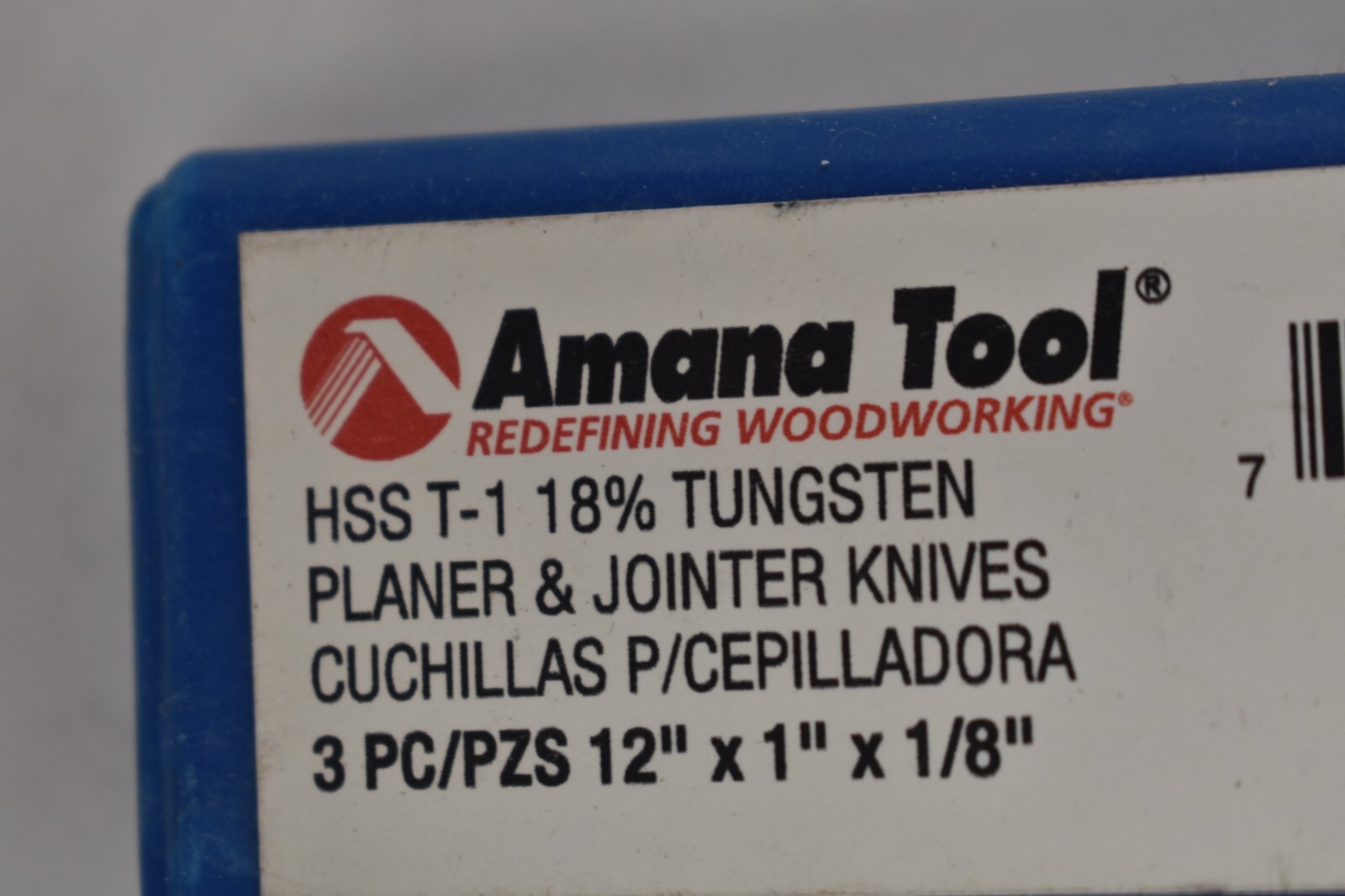 Amana Tool P 390 3 Piece HSS Tungsten Planer & Jointer Knives 12&Prime; x 1&Prime; x 1/8&Prime;