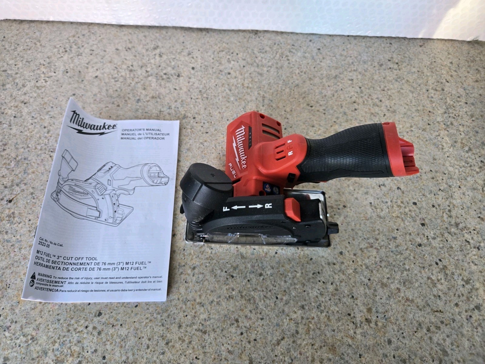 Milwaukee 2522-20 M12 FUEL 3&Prime; Cut Off Tool**TOOL ONLY**Missing Accessories***