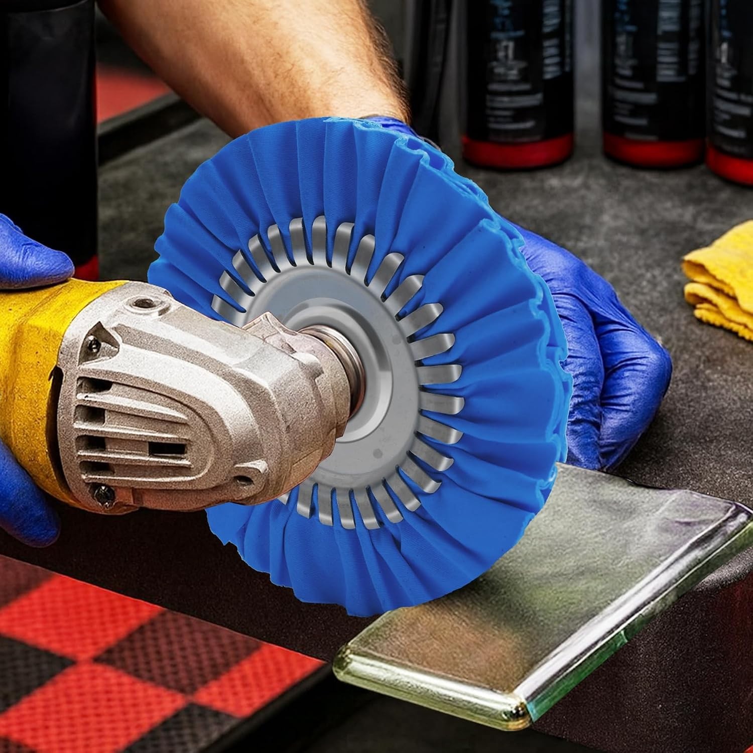 Angle Grinder Polishing Kit, 8&Prime; Airway Buffing Wheel