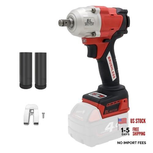 1/2 500Nm Cordless Impact Wrench, Brushless Wrench. (Body only, no battery