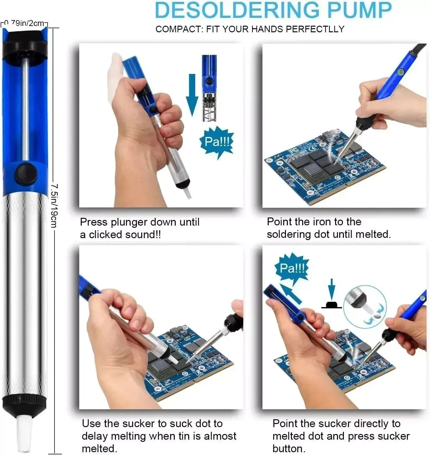 90W Digital Electric Soldering Iron Kit Tempe Adjustable Welding Tool Solder Gun
