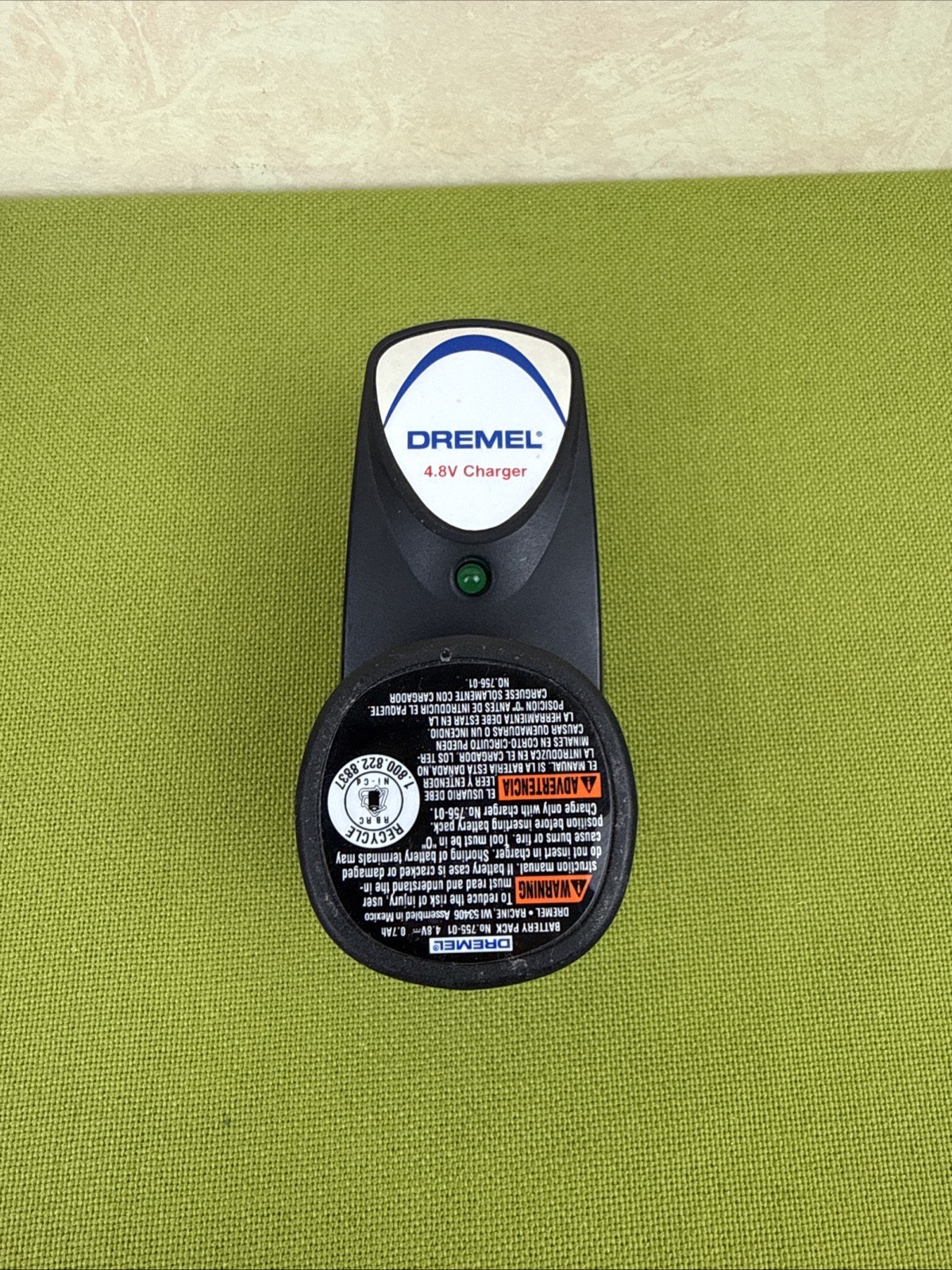 Dremel MiniMite Charger No. 756-01 & Battery No. 755-01 Charges 4.8V