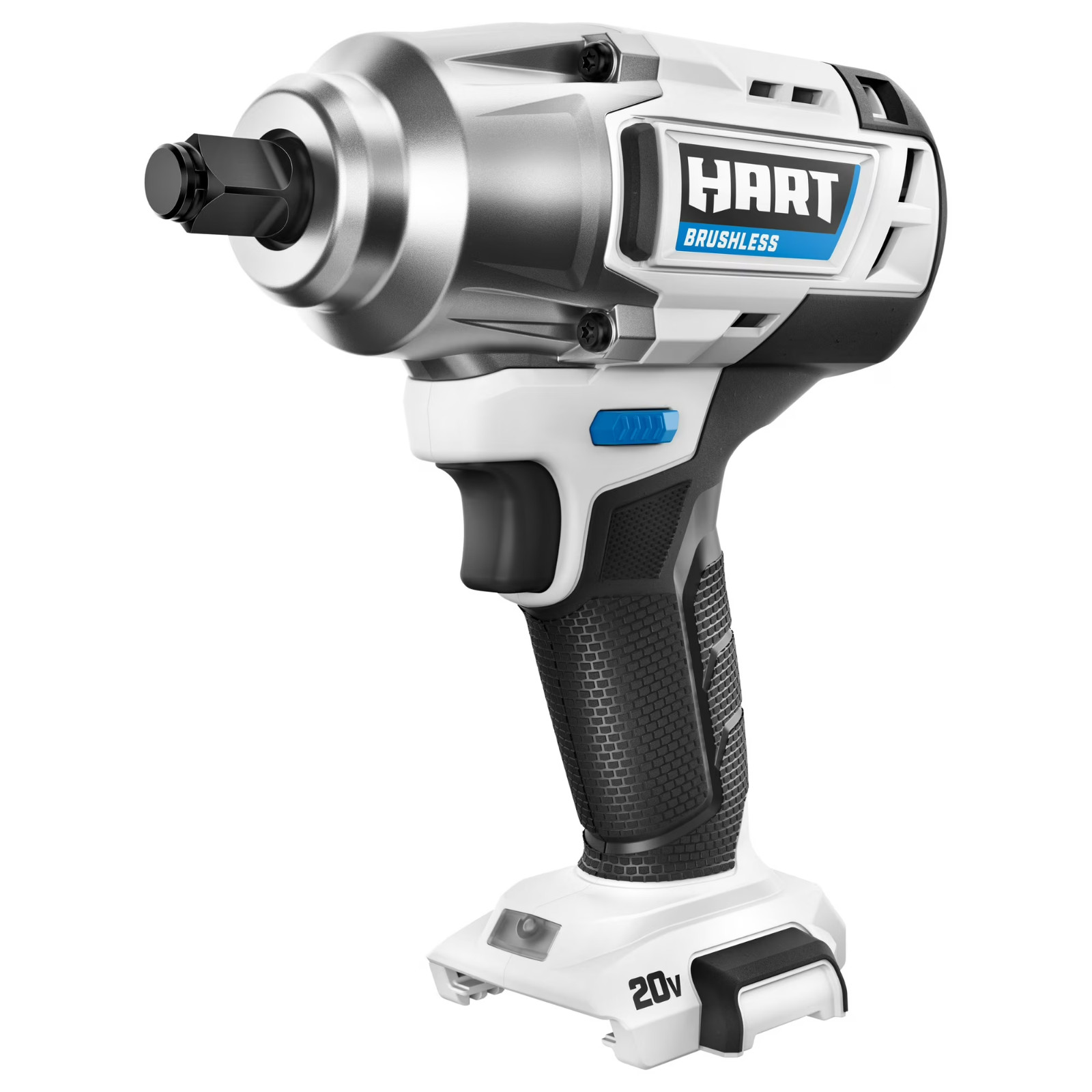 HART 20-Volt 1/2-inch Battery-Powered Brushless Impact Wrench (Battery Not Inclu