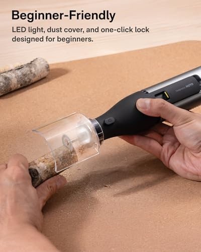 12V Cordless Rotary Tool Kit 35000 RPM Brushless Motor Variable Speed LED